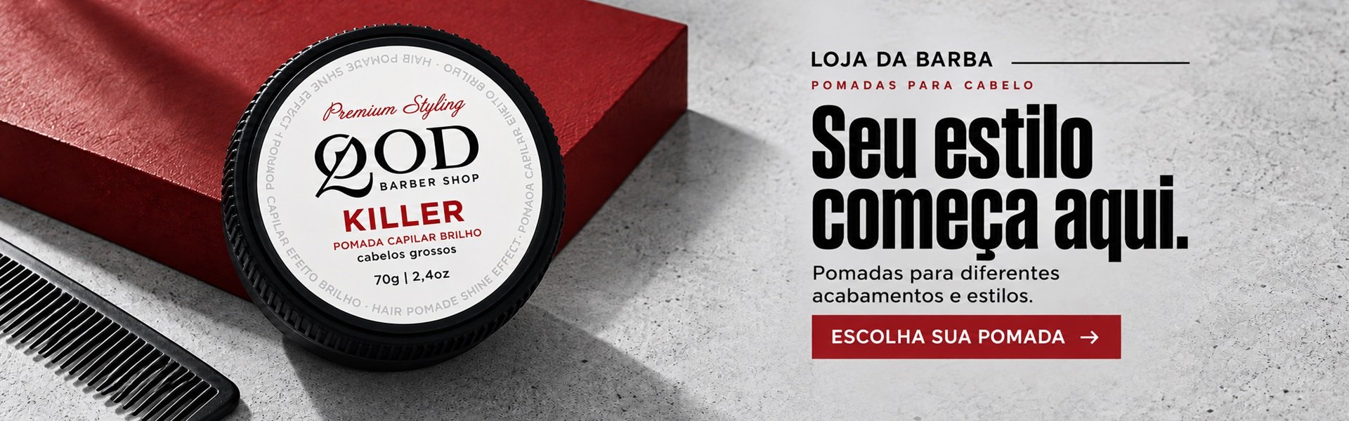 Pomadas para cabelo: seu estilo começa aqui