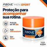 Creme Desodorante Above Men Sport 48h 50g - Antitranspirante — ABOVE