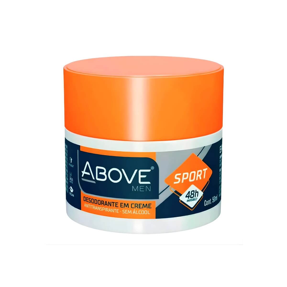 Creme Desodorante Above Men Sport 48h 50g - Antitranspirante — ABOVE