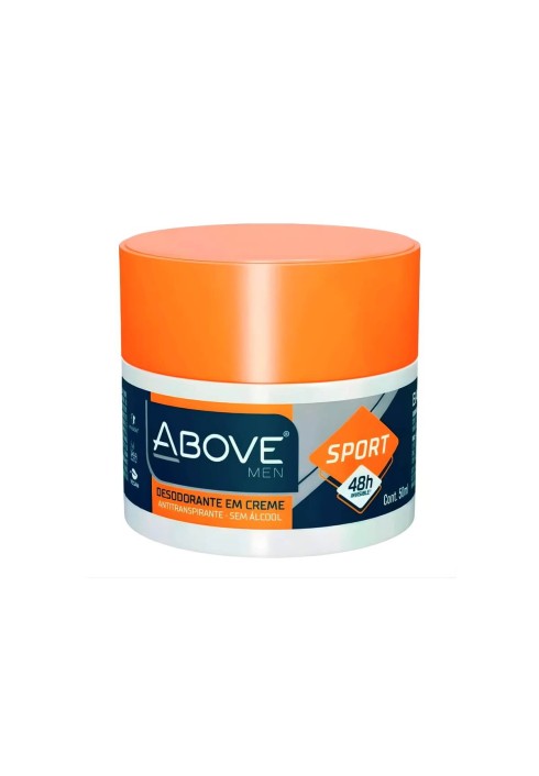 Creme Desodorante Above Men Sport 48h 50g - Antitranspirante — ABOVE