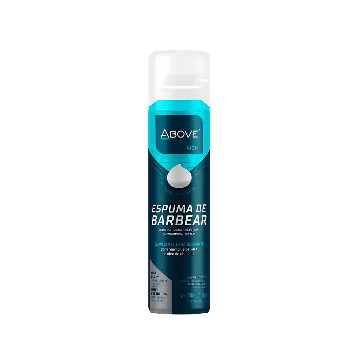 Kit Above Men Shampoo Anticaspa Mentol + Espuma de Barbear — ABOVE