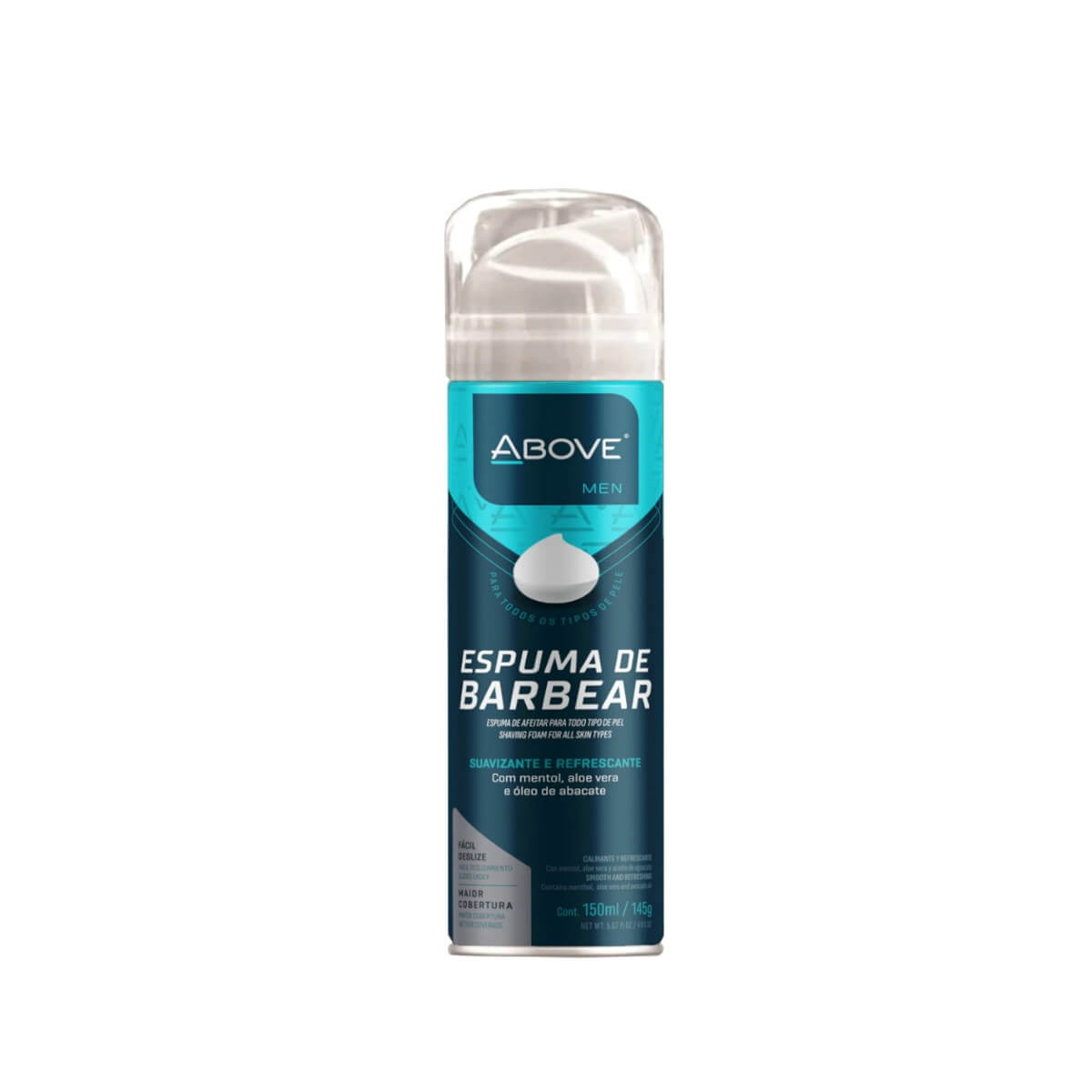 Kit 2 Espuma de Barbear Above Mentol e Aloe Vera — ABOVE