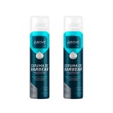 Kit 2 Espuma de Barbear Above Mentol e Aloe Vera — ABOVE