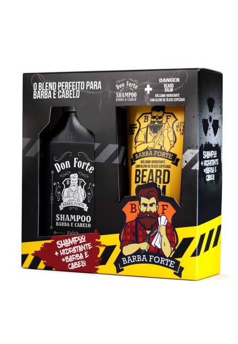 Combo Barba Forte Shampoo Don Forte + Balm Danger — BARBA FORTE