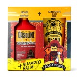 Combo Barba Forte Shampoo Gasoline + Balm Danger — BARBA FORTE