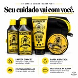 Kit Viagem Danger Barba Forte - 4 Produtos + Necessaire — BARBA FORTE