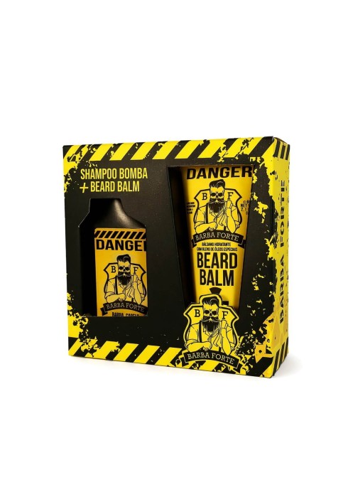 Kit Danger Barba Forte - Shampoo Bomba + Beard Balm — BARBA FORTE