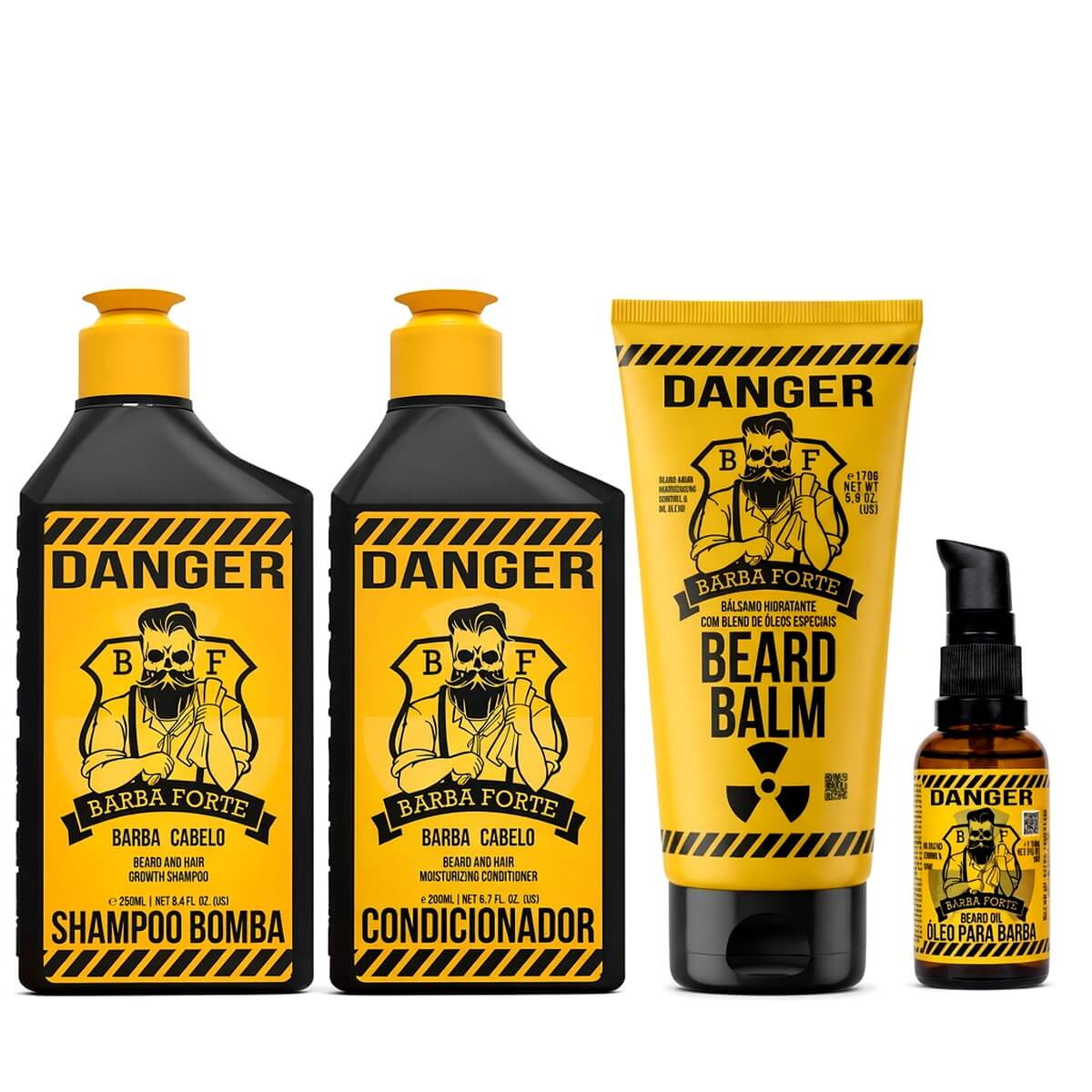 Kit para Barba Completo Barba Forte Danger — BARBA FORTE