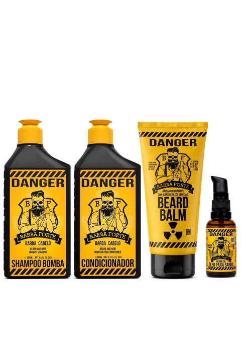 Kit para Barba Completo Barba Forte Danger — BARBA FORTE