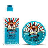 Kit Hipster Barba Forte - Shampoo Anticaspa + Gel Power — BARBA FORTE