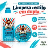 Kit Hipster Barba Forte - Shampoo Anticaspa + Gel Power — BARBA FORTE