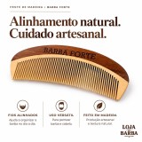 Pente de Madeira Curvo Barba Forte 12cm — BARBA FORTE