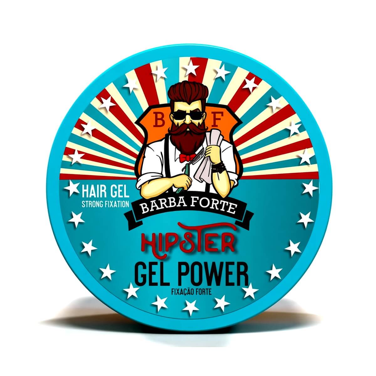 Gel para Cabelo Barba Forte Hipster Power Extra Forte — BARBA FORTE