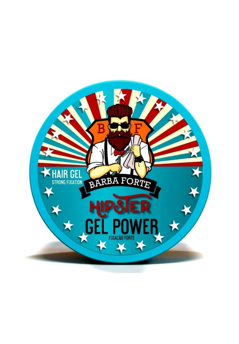 Gel para Cabelo Barba Forte Hipster Power Extra Forte — BARBA FORTE