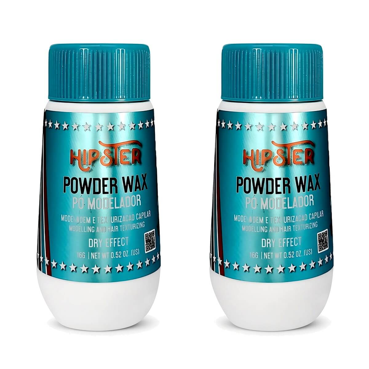 Kit 2 Pó Modelador Powder Wax Hipster Barba Forte — BARBA FORTE