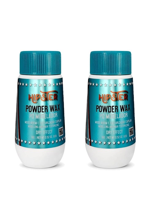 Kit 2 Pó Modelador Powder Wax Hipster Barba Forte — BARBA FORTE