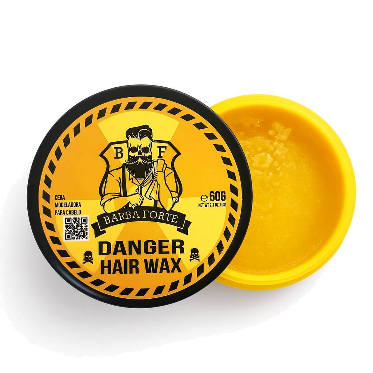 Cera Modeladora para Cabelo Barba Forte Danger 60g — BARBA FORTE