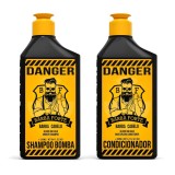 Kit para Barba Shampoo e Condicionador Barba Forte Danger — BARBA FORTE