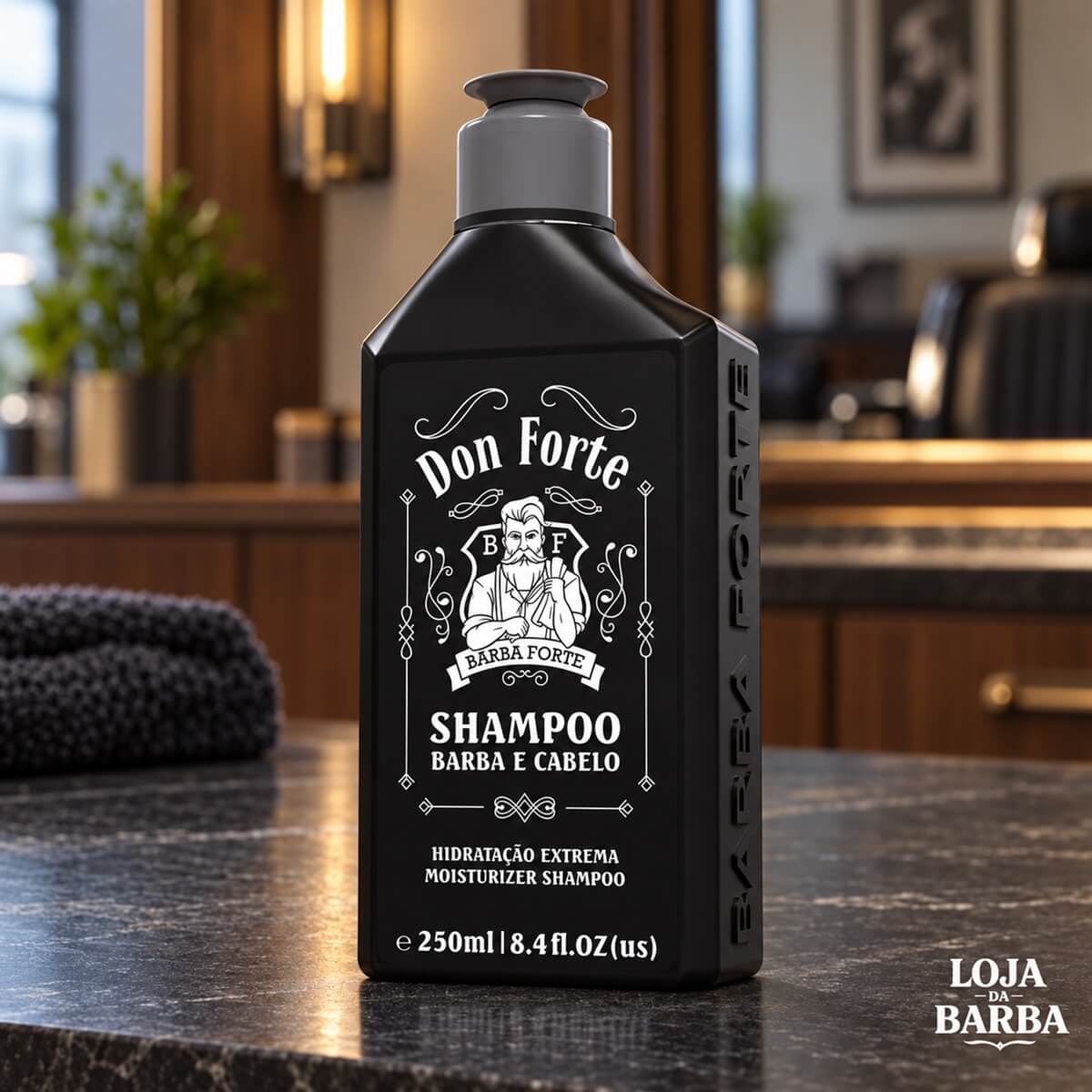 Shampoo Hidratação Extrema Don Forte Barba Forte 250ml — BARBA FORTE