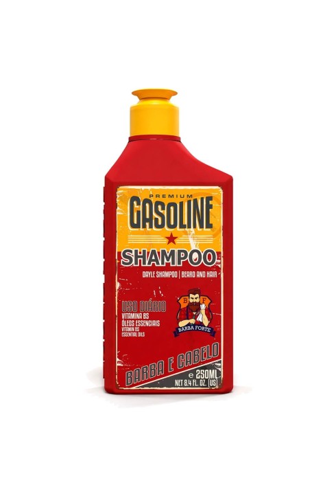 Shampoo Uso Diário Gasoline Barba Forte 250ml — BARBA FORTE
