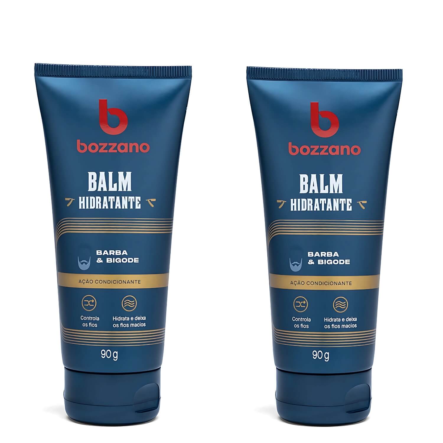 Kit 2 Balms Hidratantes para Barba e Bigode Bozzano 90g — BOZZANO