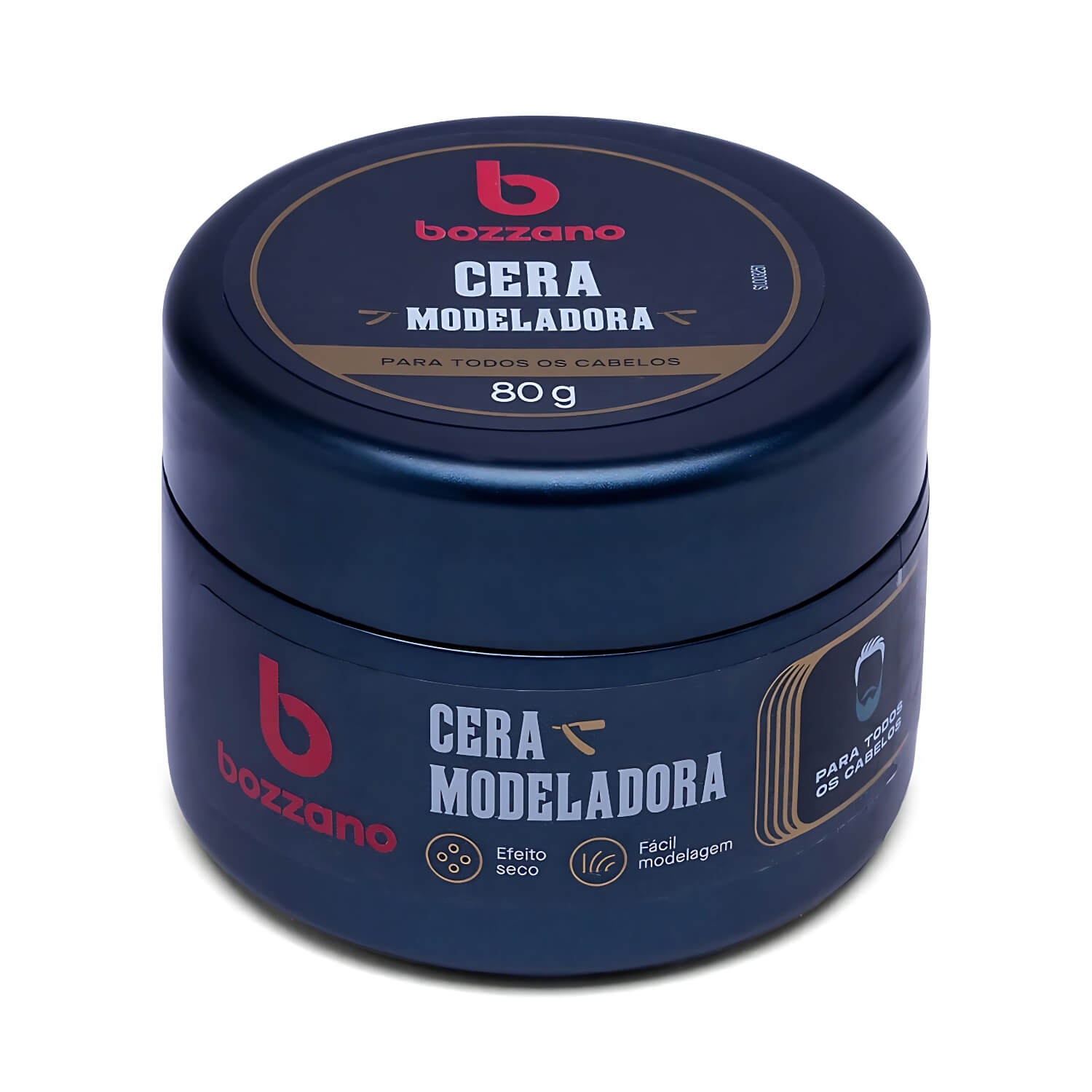 Kit 2 Ceras Modeladoras de Cabelo Bozzano 80g — BOZZANO