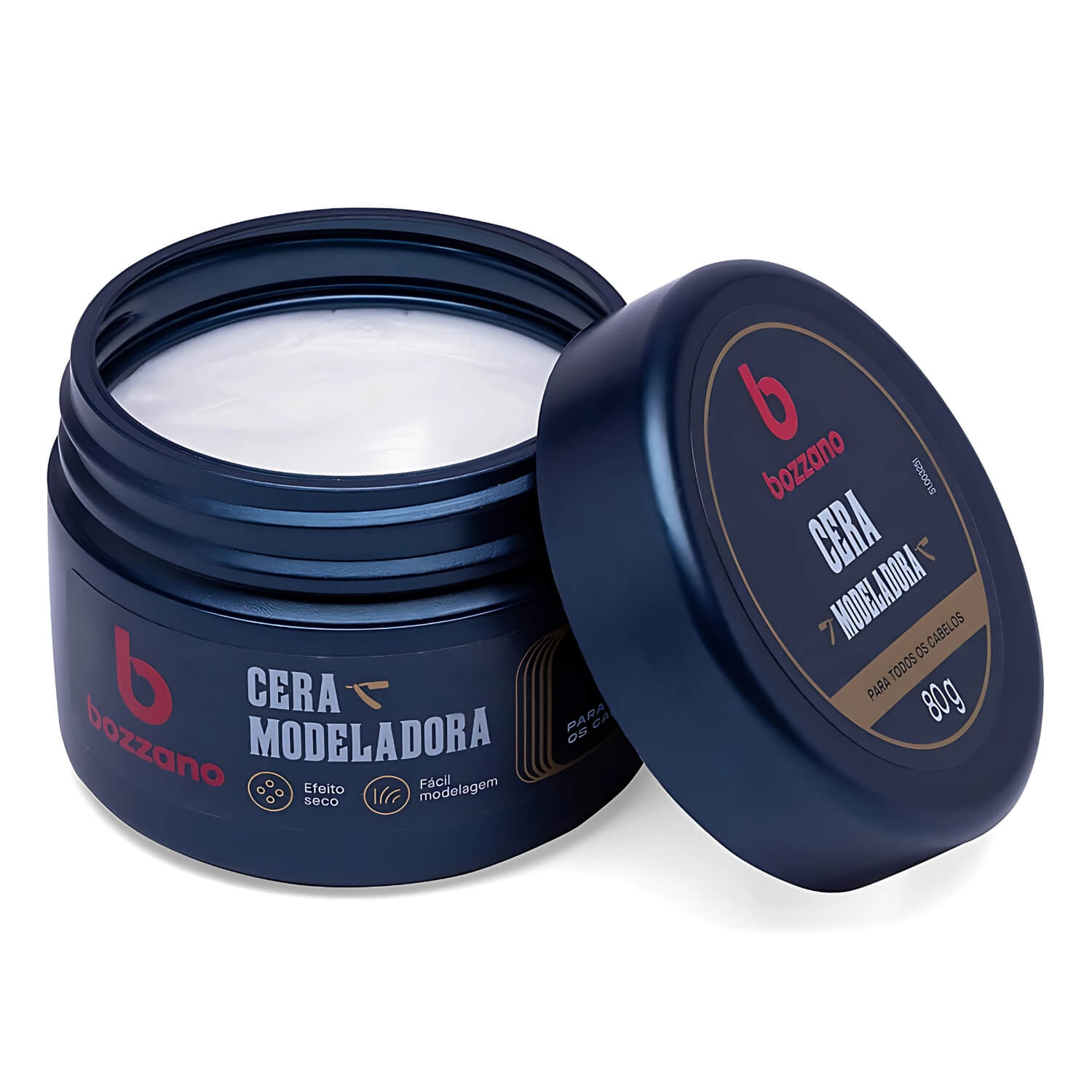 Kit 2 Ceras Modeladoras de Cabelo Bozzano 80g — BOZZANO