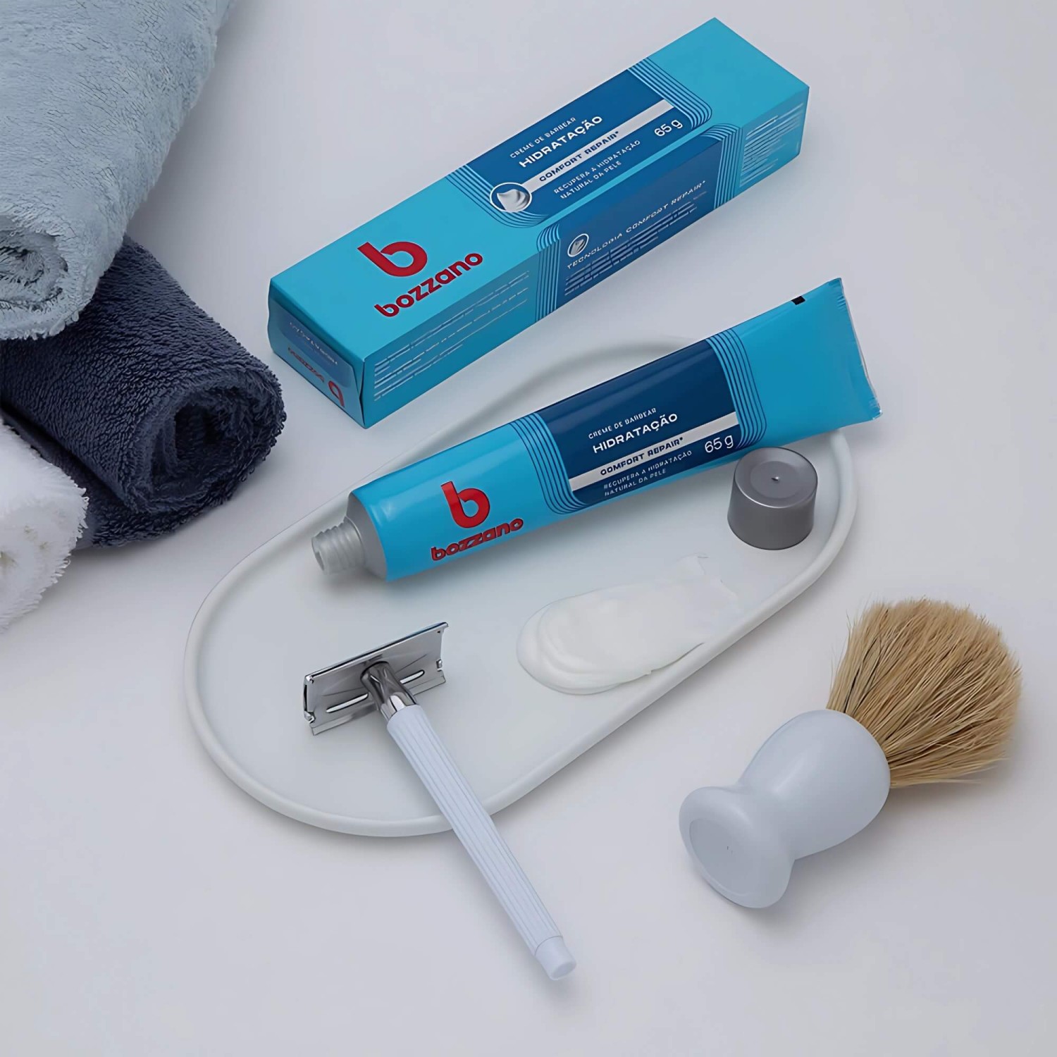 Creme de Barbear Bozzano Hidratação 65g — BOZZANO
