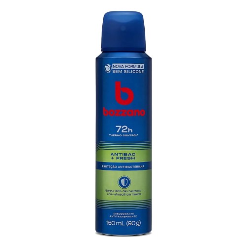 Desodorante Antitranspirante Bozzano Antibac Fresh 150ml Desodorante Antitranspirante Bozzano Antibac Fresh 150ml