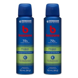 Kit 2 Unidades Desodorante Antitranspirante Bozzano Antibac Fresh Kit 2 Unidades Desodorante Antitranspirante Bozzano Antibac Fresh