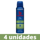Kit 4 Unidades Desodorante Antitranspirante Bozzano Antibac Fresh — BOZZANO