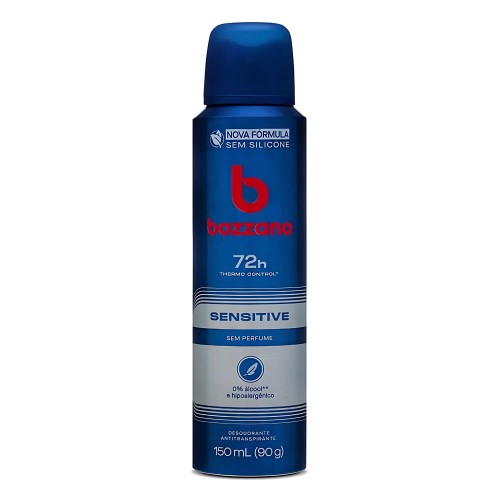 Desodorante Antitranspirante Bozzano Sensitive Sem Perfume 150ml Desodorante Antitranspirante Bozzano Sensitive Sem Perfume 150ml