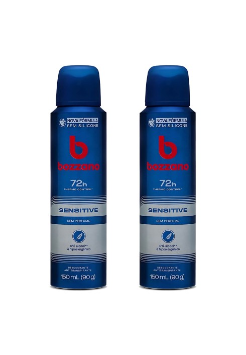 Kit 2 Unidades Desodorante Antitranspirante Bozzano Sensitive — BOZZANO