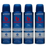 Kit 4 Unidades Desodorante Antitranspirante Bozzano Sensitive — BOZZANO