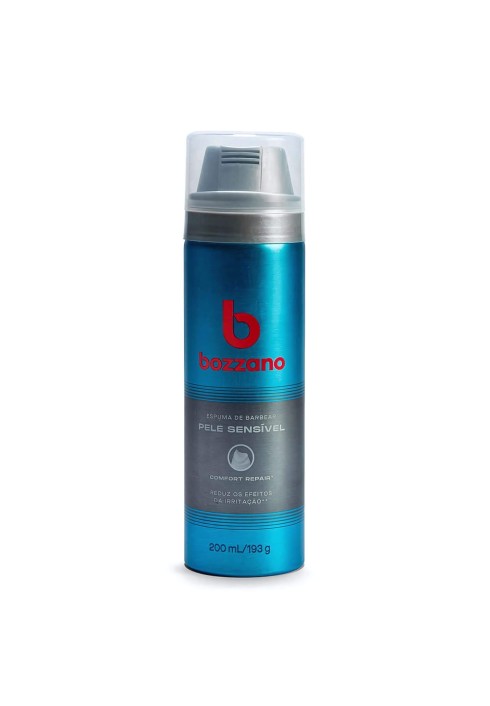 Espuma de Barbear Bozzano Pele Sensível 200ml 193g — BOZZANO