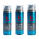 Kit 3 Espumas de Barbear Bozzano Pele Sensível 200ml — BOZZANO