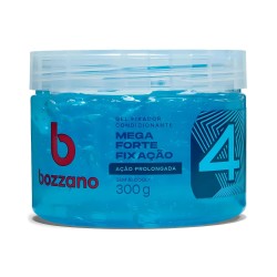 Gel Fixador para cabelo Bozzano Fixação Forte 300g Fator 4