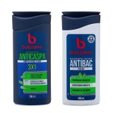 Kit Bozzano: Shampoo 3 em 1 Anticaspa 200ml + Sabonete Líquido Fresh 240ml — BOZZANO