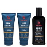 Kit 2 Balms para Barba e Shampoo Barba e Cabelo Bozzano — BOZZANO