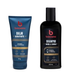 Kit para Barba e Cabelo Bozzano - Shampoo e Balm de Barba