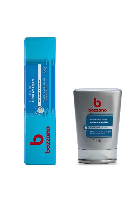 Kit Creme de Barbear e Pós Barba Bozzano Hidratação