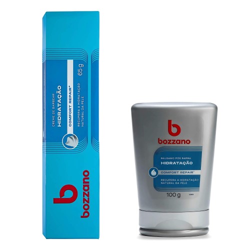 Kit Creme de Barbear e Pós Barba Bozzano Hidratação