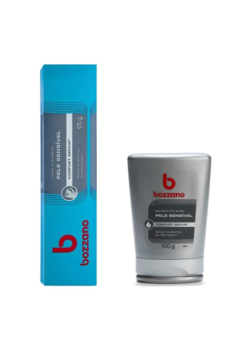 Creme de Barbear e Pós Barba Bozzano Pele Sensível — BOZZANO