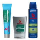 Kit Bozzano Antibac: Creme de Barbear, Gel Pós-Barba e Desodorante 72h — BOZZANO