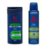 Kit Bozzano: Shampoo Anticaspa 200ml + Desodorante Antibac Fresh 72h — BOZZANO