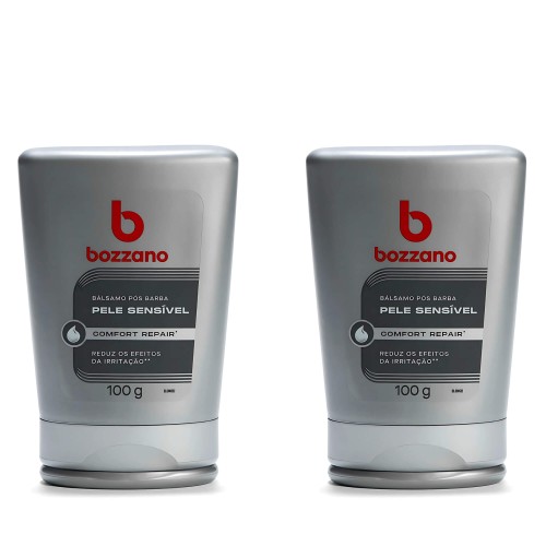 Bálsamo Pós-Barba Bozzano Pele Sensível 100g - 2 unidades