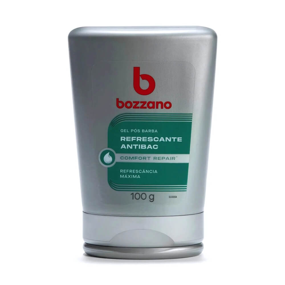 Kit 2 Unidades Gel Pós Barba Bozzano Refrescante Antibac 100g — BOZZANO