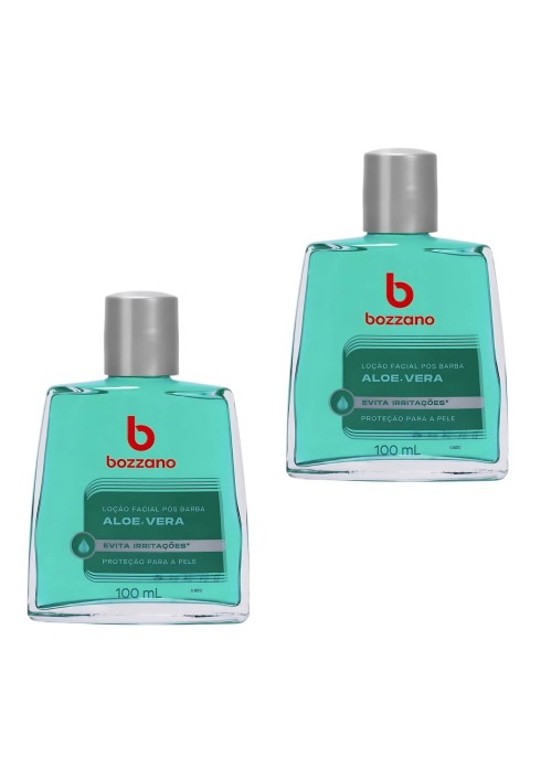 Kit 2 Loção Pós Barba Bozzano Aloe Vera 100ml — BOZZANO