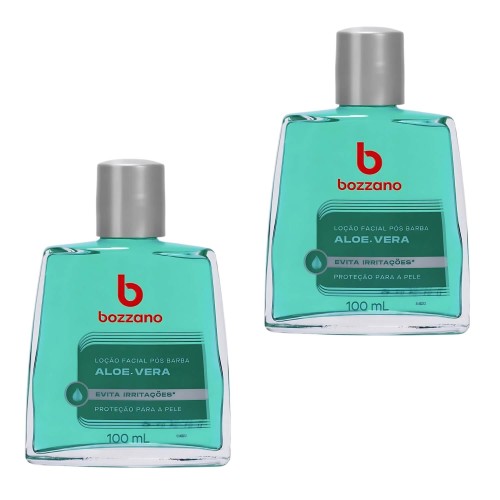 Loção Pós-Barba Bozzano Aloe Vera 100ml - 2 unidades