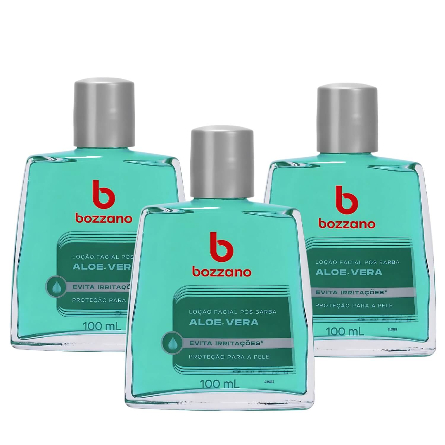 Kit 3 Unidades Loção Pós Barba Bozzano Aloe Vera 100ml — BOZZANO